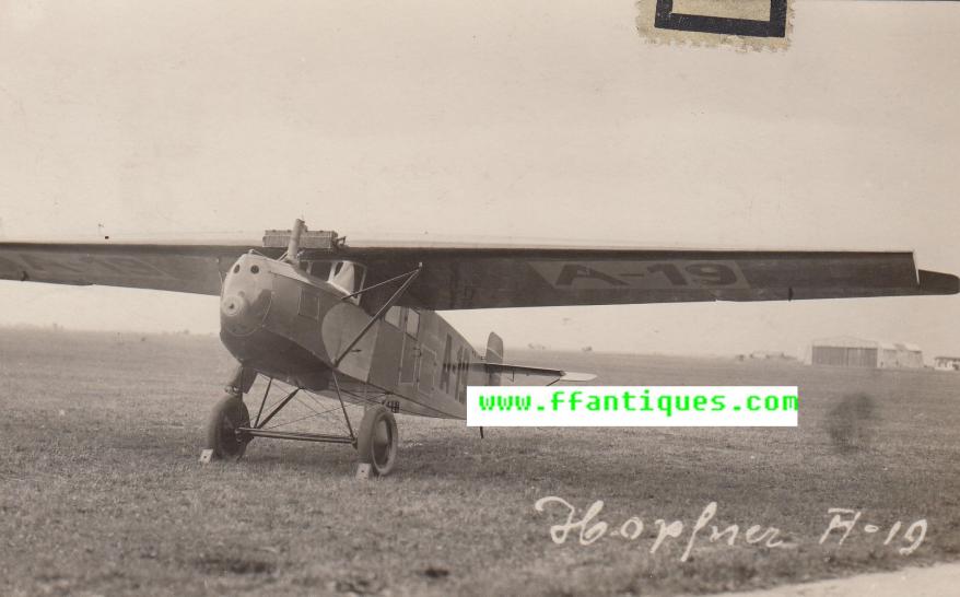 ÖSTERREICH LUFTFAHRTRUPPE 1918-38 HOPFNER HV327 LUFTPOST PRAG