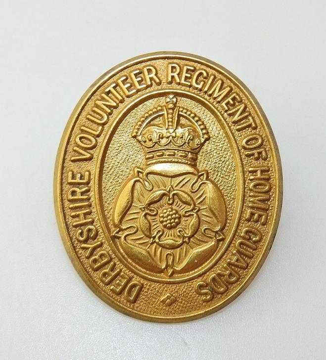 Derbyshire Volunteer Regiment of Home Guards BADGE