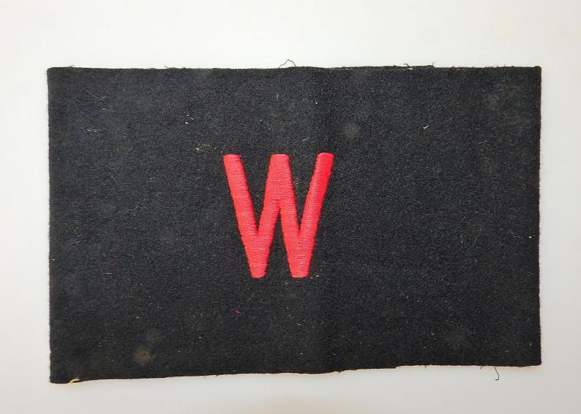 BRITISH WWII W ARMBAND