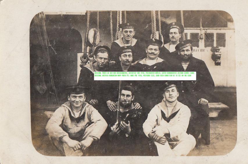 PHOTO KUK KRIEGSMARINE  MATROSE N SMS VIRIBUS UNITIS + TB 8