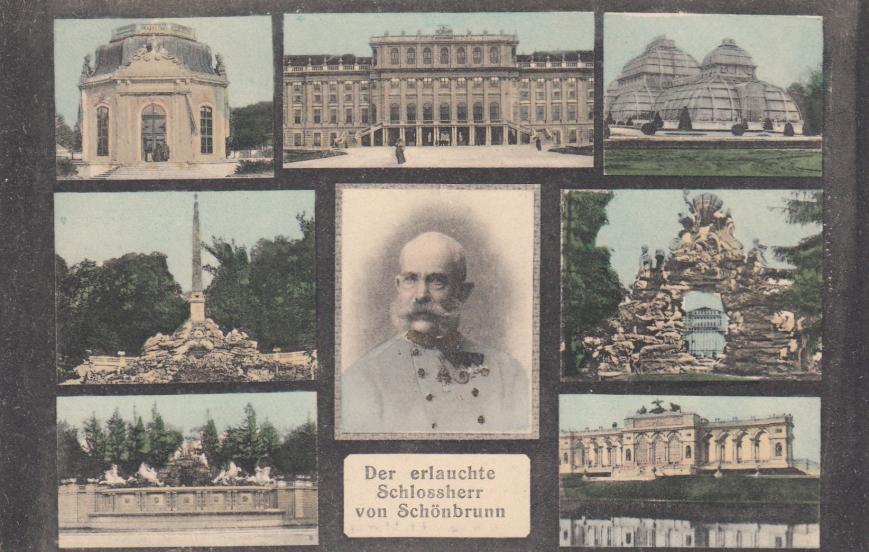 PATRIOTISCHE AK KAISER FRANZ JOSEF SCHÖNBRUNN