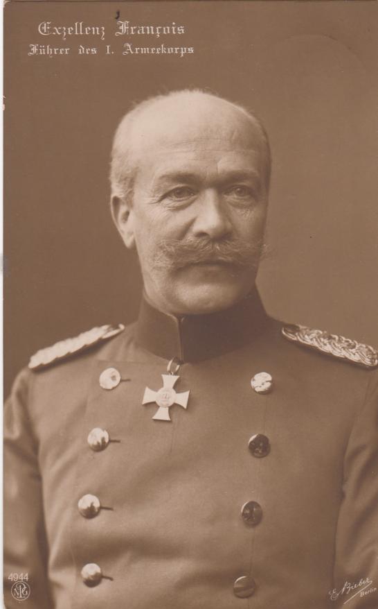 EXCELLENZ FRANCOIS GENERAL DER INFANTERIE