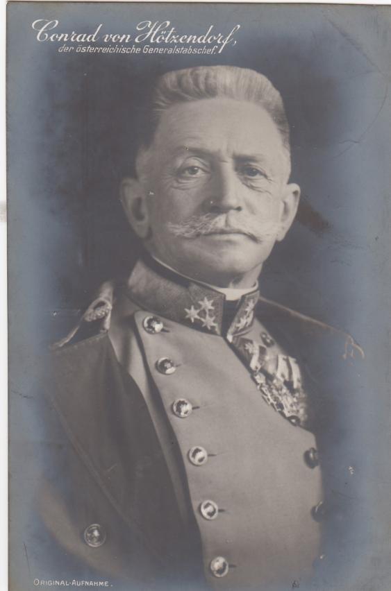 KUK PHOTO AK GENERALSTABSCHEF CONRAD VON HÖTZENDORF