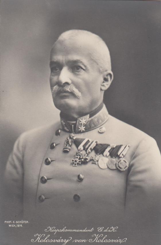 PHOTO AK KORPSKOMMANDANT KOLOSVARY VON KOLOSVAR