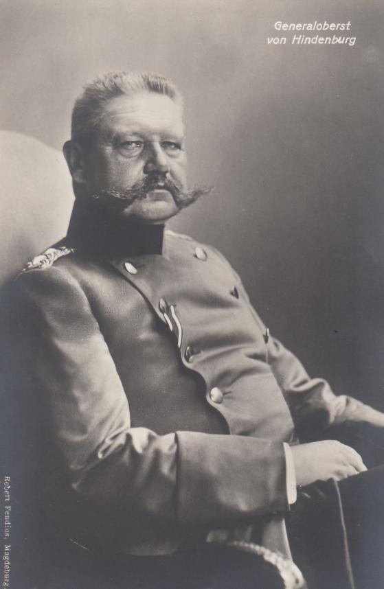 PHOTO AK GENERALOBERST VON HINDENBURG