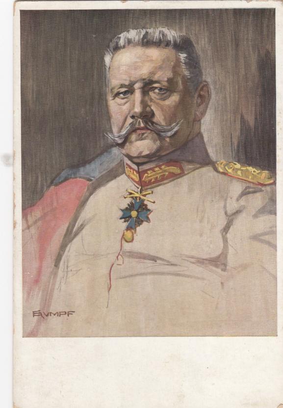 PATRIOTISCHE AK GENERALOBERST VON HINDENBURG