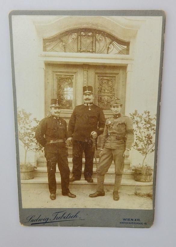 PHOTO KUK SOLDATEN POLIZEI WIEN 1910