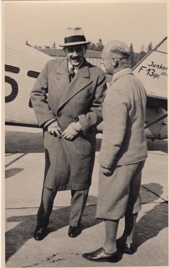 ÖSTERREICH LUFTFAHRTRUPPE 1918-38 PHOTO  JUNKERS F13 OBERST SCHONITZER