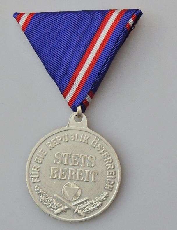 BUNDESHEER ÖBH WEHRDIENSTMEDAILLE IN SILBER