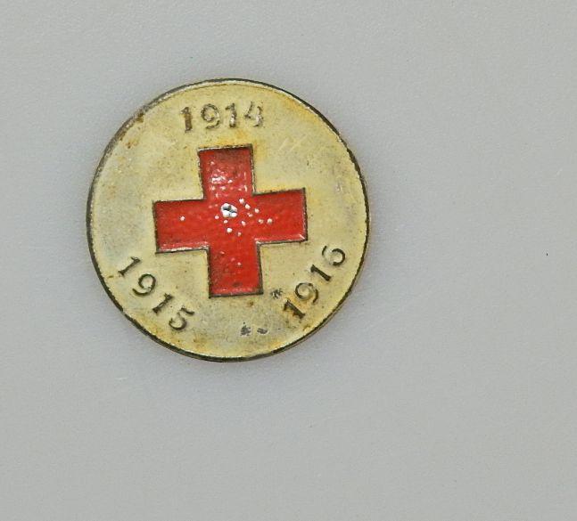 PATRIOTISCHES ABZEICHEN ROTES KREUZ 1914 1915 1916