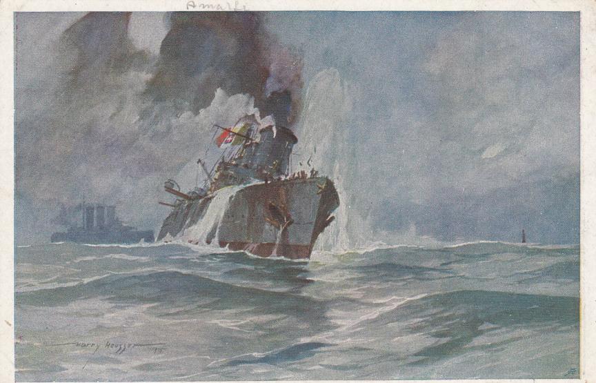 KUK PATRIOTISCHE AK KRIEGSMARINE TORPEDIERUNG AMALFI
