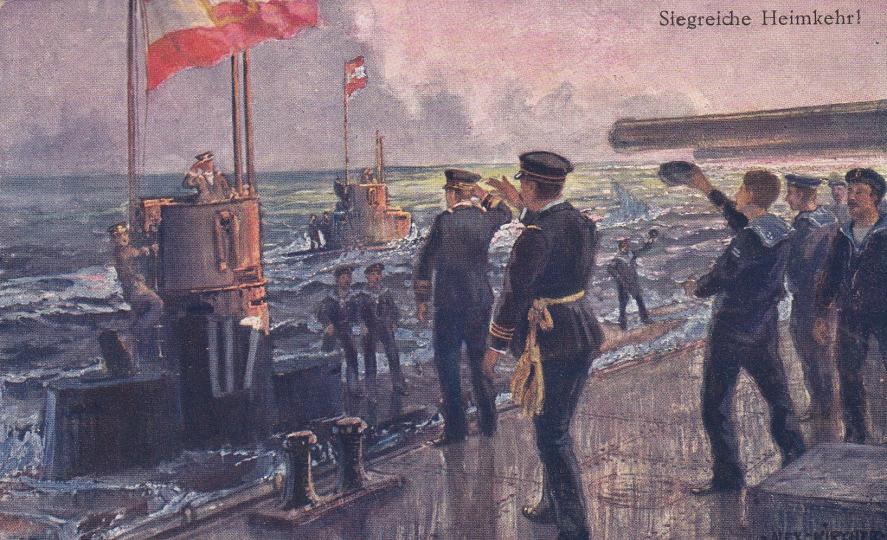 KUK PATRIOTISCHE AK KRIEGSMARINE HEIMFAHRT U7
