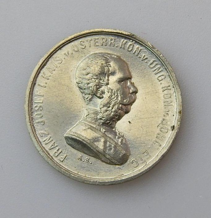 ERINNERUNGSMÜNZE JETON WELTAUSSTELLUNG WIEN 183