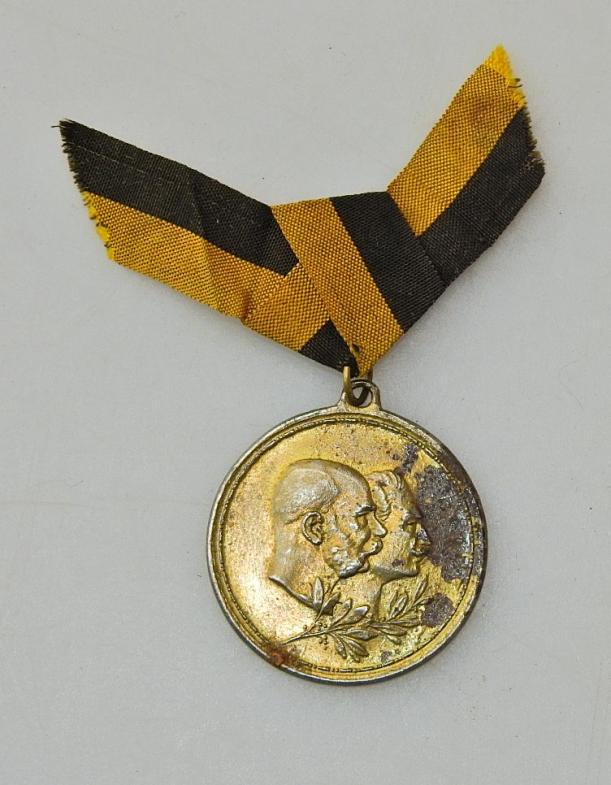 KUK 1WK PATRIOTISCHES ABZEICHEN VIRIBUS UNITIS 2 KAISER