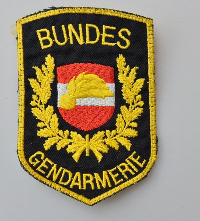 ÄRMELABZEICHEN BUNDES GENDARMERIE 80ER JAHRE