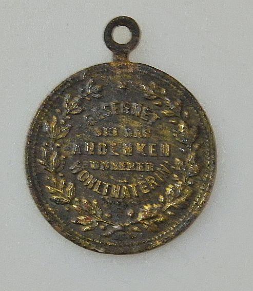 ANHÄNGER ZUM GEDENKEN AN DAS DICHTERFEST TAG WÖLNSDOERF 1899