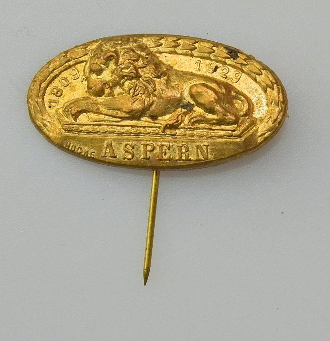 PATRIOTISCHES ABZEICHEN ASPERN 1809 1929