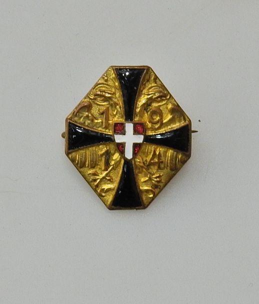 PATRIOTISCHES ABZEICHEN SCHWARZES KREUZ 1914