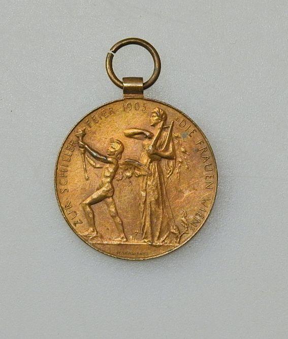 ABZEICHEN SCHILLER PREIS 1903 DEN FRAUEN WIENS