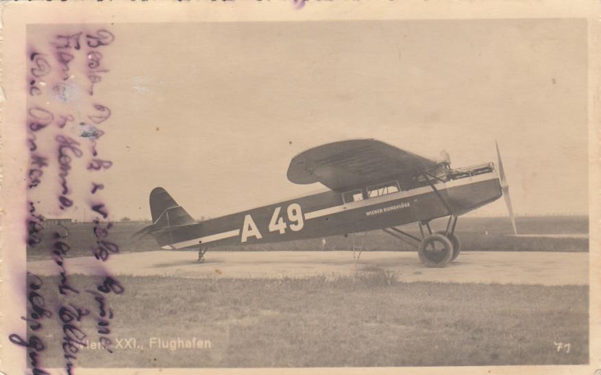 ÖSTERREICH LUFTFAHRTRUPPE 1918-38 PHOTO HOPFNER HV 4/28