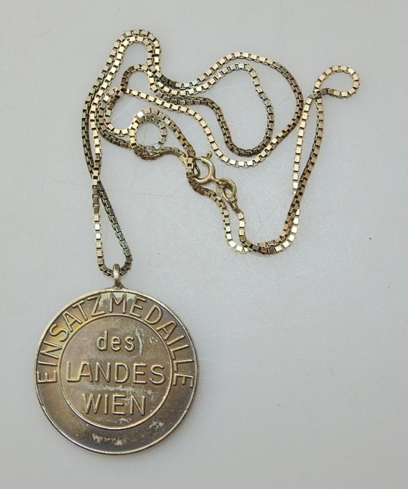 EINSATZMEDAILLE DES LANDES WIEN