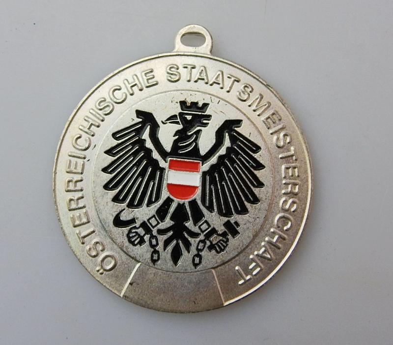 MEDAILLE ÖSTERREICHISCHE STAATSMEISTERSCHAFT BUNDES-SPORTORGANISATION SILBER