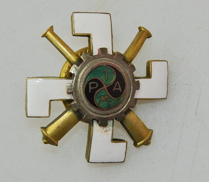 FINNLAND ARTILLERIE ABZEICHEN 1 P A M 80ER JAHRE