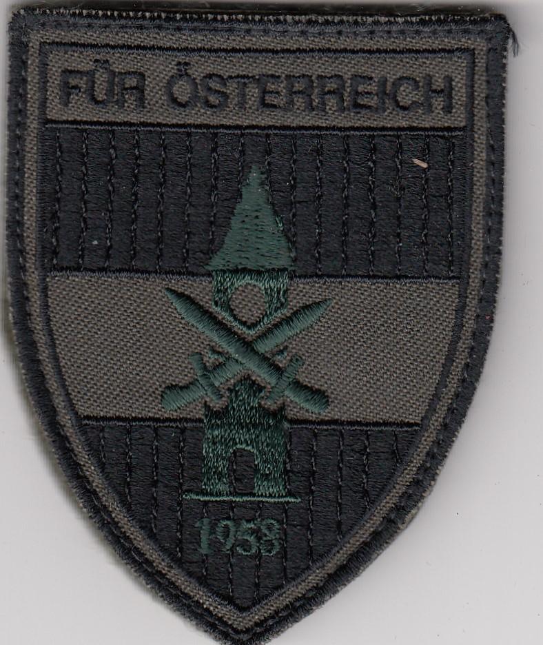 ÖSTERREICH BUNDESHEER ÖBH STOFFABZEICHEN HEERESUNTEROFFIZIERSSCHULE