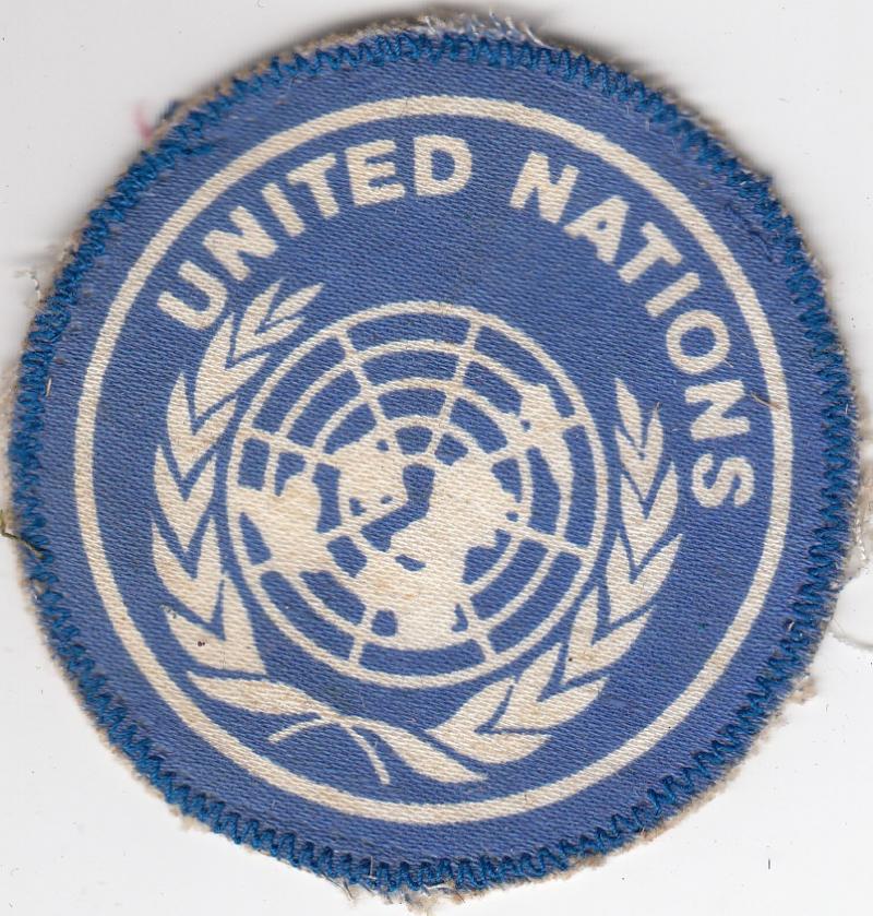 ÖSTERREICH BUNDESHEER ÖBH STOFFABZEICHEN UNITED NATIONS