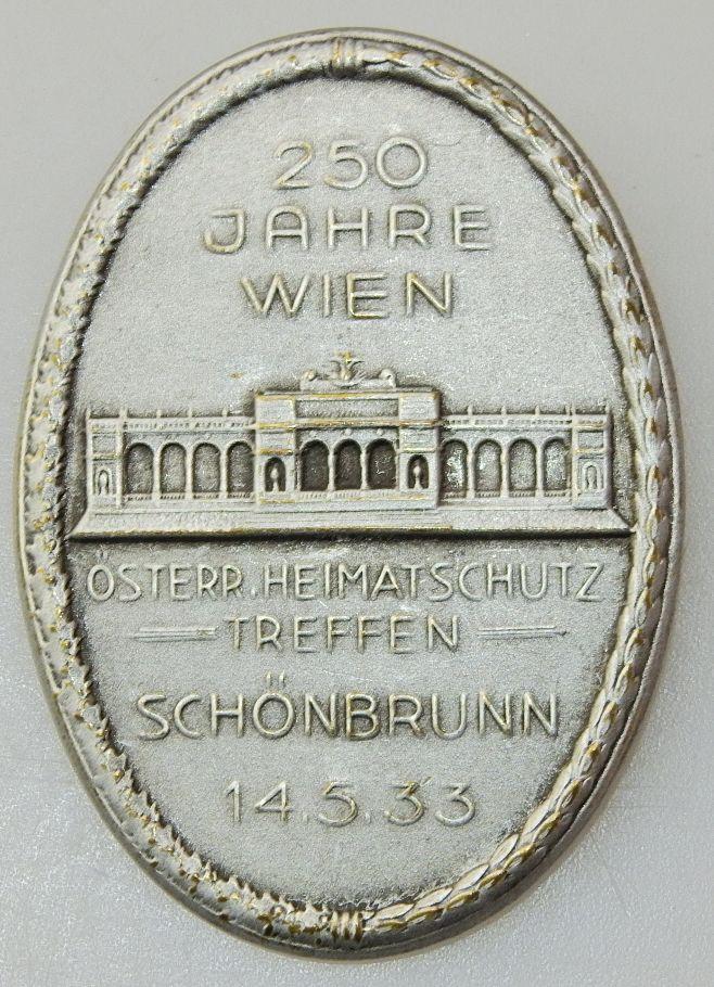 ÖSTERREICH HEIMATSCHUTZ TREFFEN SCHÖNBRUNN 1933 250 JAHRE WIEN