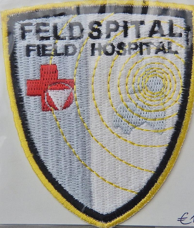 ÖSTERREICH BUNDESHEER STOFFABZEICHEN  UNO FELDSPITAL FIELD HOSPITAL