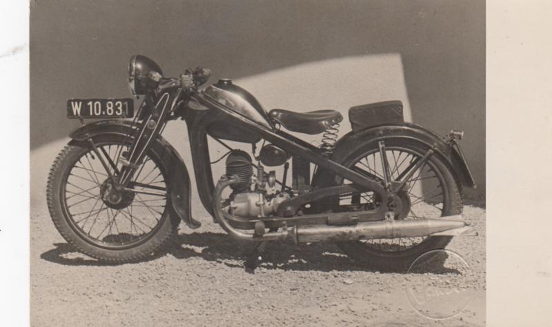 PHOTO AK MOTORRAD PUCH 200 CA 1938