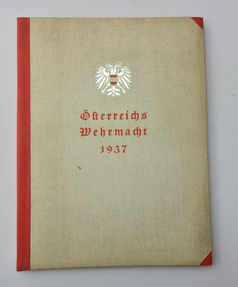 BUCH ÖSTERREICHS WEHRMACHT 1937