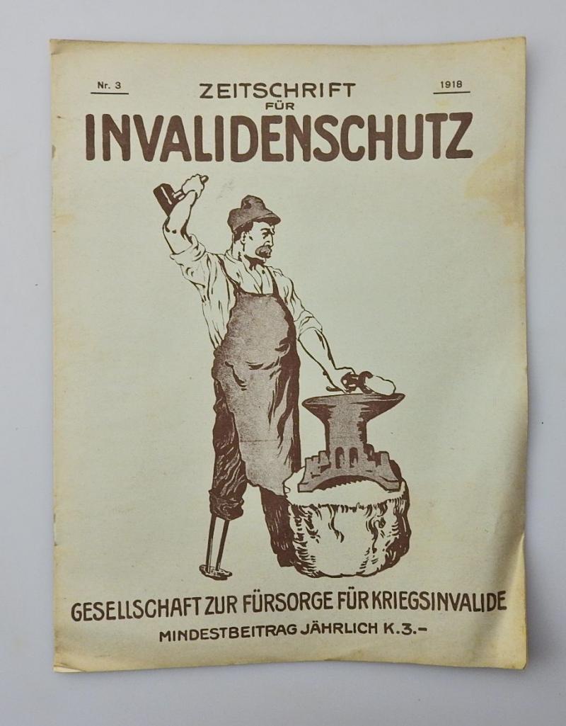 ZEITSCHRIFT FÜR INVALIDENSCHUTZ II JAHRGANG NR 3 1918