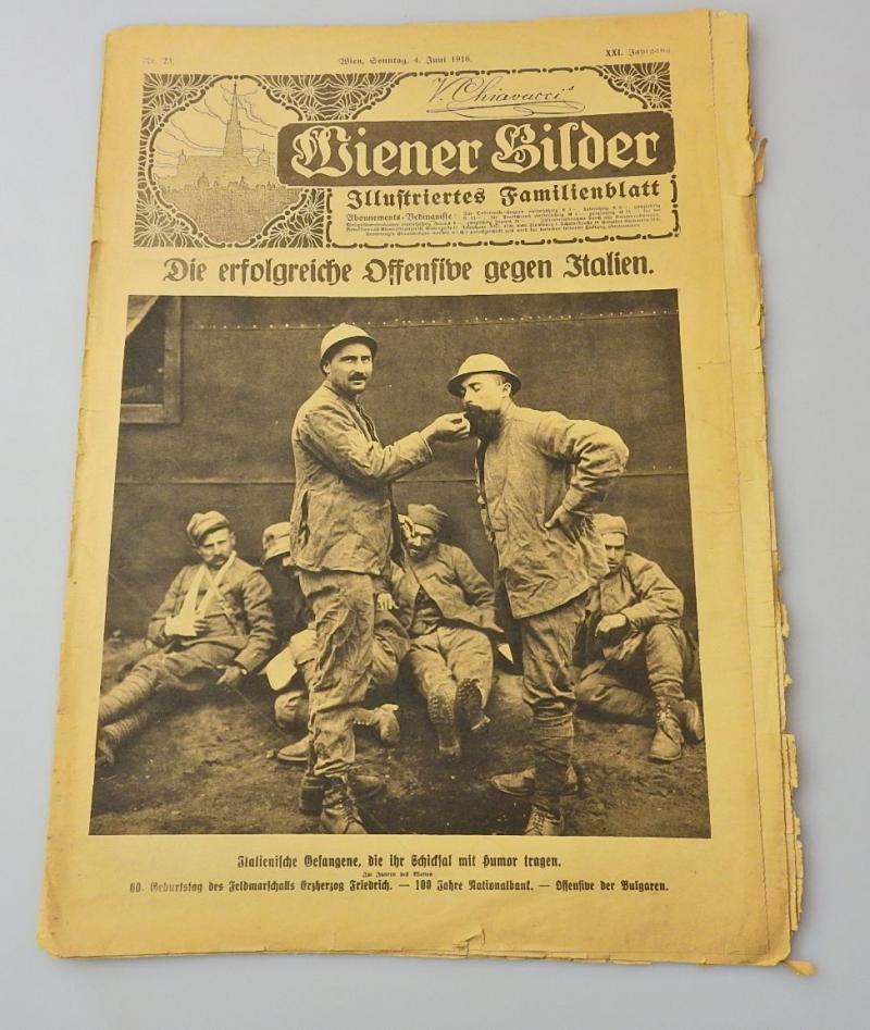 WIENER BILDER OFFENSIVE GEGEN ITALIEN JUNI 1916