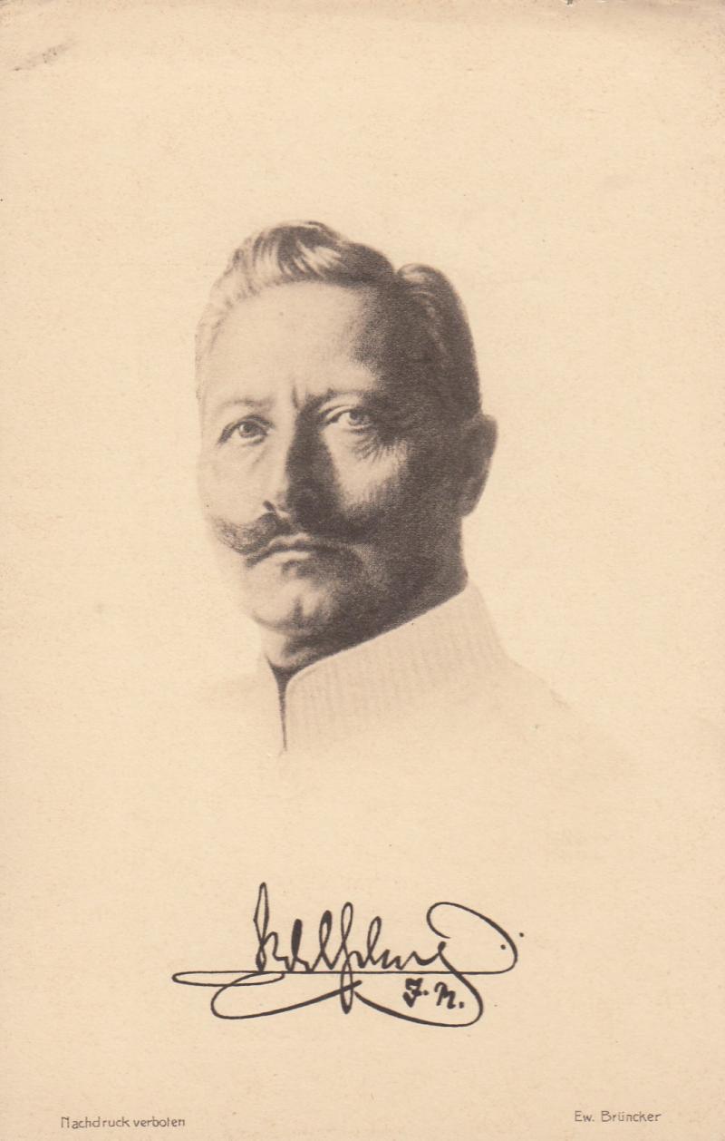 DEUTSCH 1WK PATRIOTISCHE AK KAISER WILHELM II