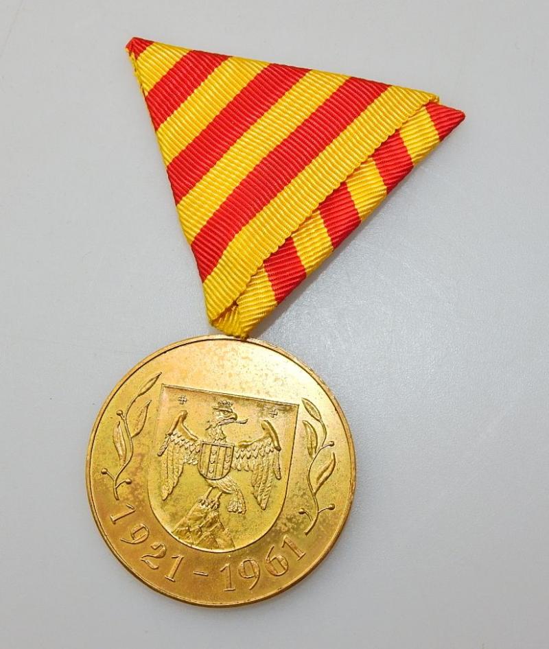 MEDAILLE 40 JAHRE BURGENLAND ANSCHLUSS 1921 - 1961