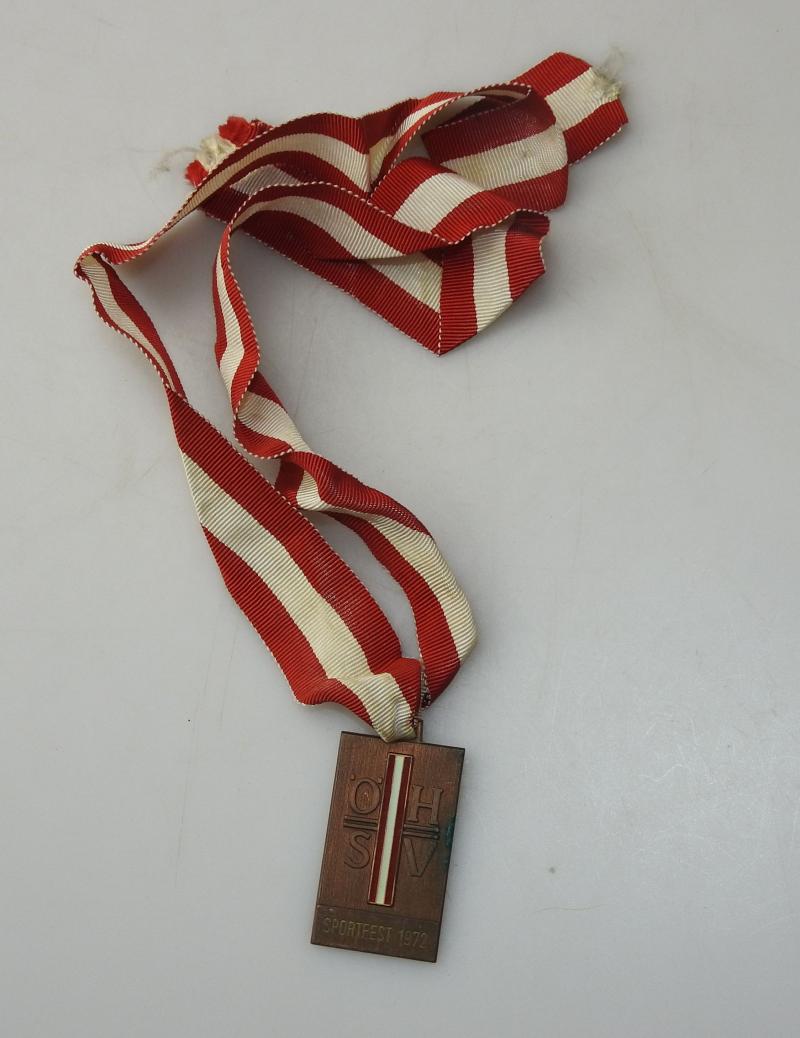 MEDAILLE ÖHSV ÖSTERREICH HEERES SPORT VEREIN ORIENTIERUNGSLAUF 1972