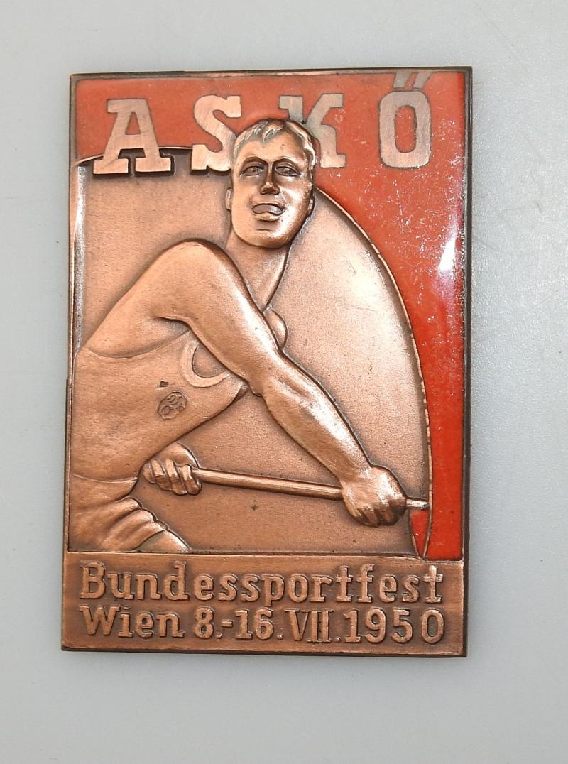 MEDAILLE ASKÖ BUNDESSPORTFEST WIEN 1950