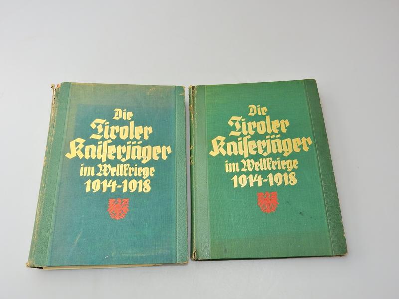 Die Tiroler Kaiserjäger im Weltkrieg 1914-1918. Herausgegeben vom Alt-Kaiserjäger-Klub, bearbeitet und zusammengestellt von Ernst Wißhaupt * 2 Bände