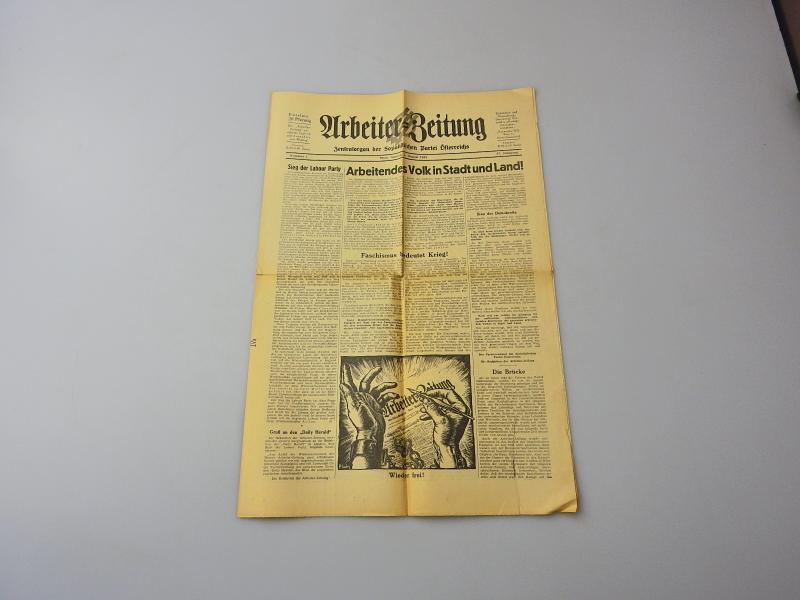 ARBEITER ZEITUNG NR  1 5 AUGUST 1945