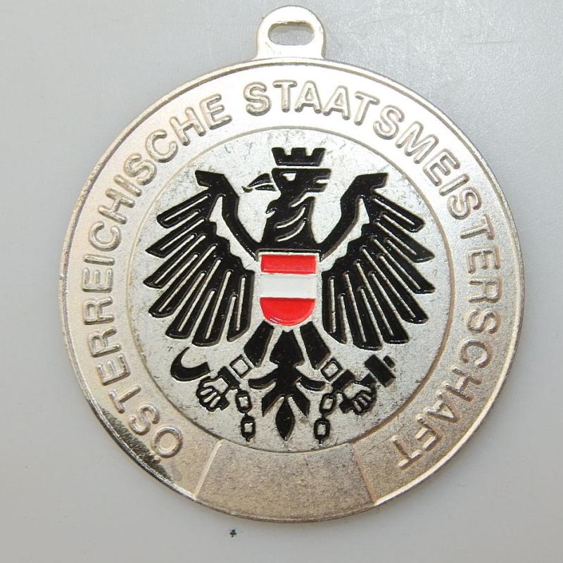 MEDAILLE ÖSTERREICHISCHE STAATSMEISTERSCHAFT BUNDES-SPORTORGANISATION SILBER