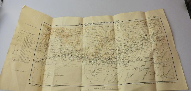 ÖSTERREICH 1WK LANDKARTE MARDIN UND NESIBIN 1918 TÜRKEI SYRIEN