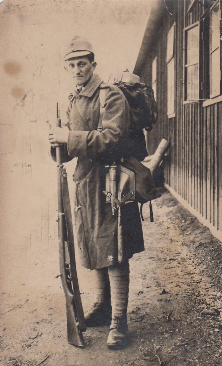 ÖSTERREICH PHOTO KUK SOLDAT MARSCHADJUSTIERUNG 1WK