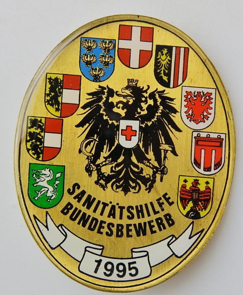 ÖSTERREICH BUNDESHEER ÖBH ABZEICHEN SANITÄTSHILFE BUNDESBEWERB 1995