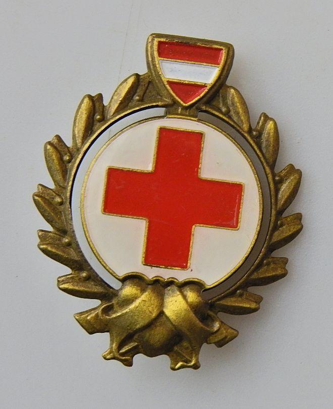 ÖSTERREICH ROTES KREUZ ABZEICHEN BRONZE