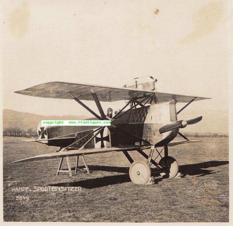 KUK LUFTFAHRTRUPPE FLUGZEUG DOPPELDECKER BRANDENBURG CII DI  65.79