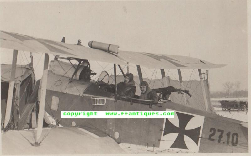 KUK LUFTFAHRTRUPPE FLUGZEUG DOPPELDECKER BRANDENBURG Br CI 27.10 MG