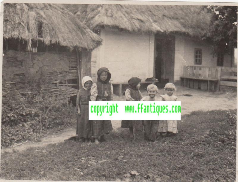 KUK PHOTO 1WK RUSSISCHE BAUERNKINDER GALIZIEN