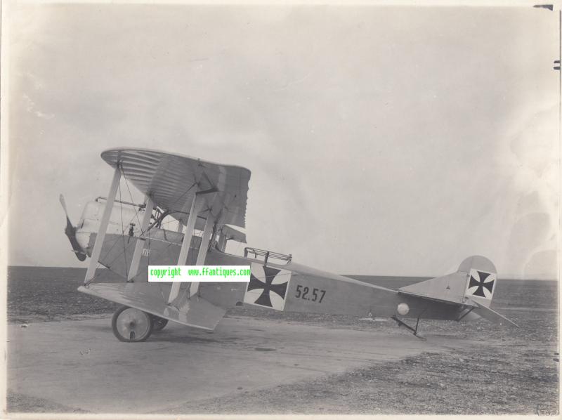 KUK LUFTFAHRTRUPPE FLUGZEUG DOPPELDECKER OEF CII 52.57